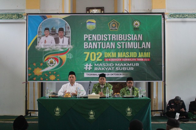 Pendistribusiaan - bantuan Simulasi - DMI - 702 DKM masjid jami - Tasikmalaya - 2023